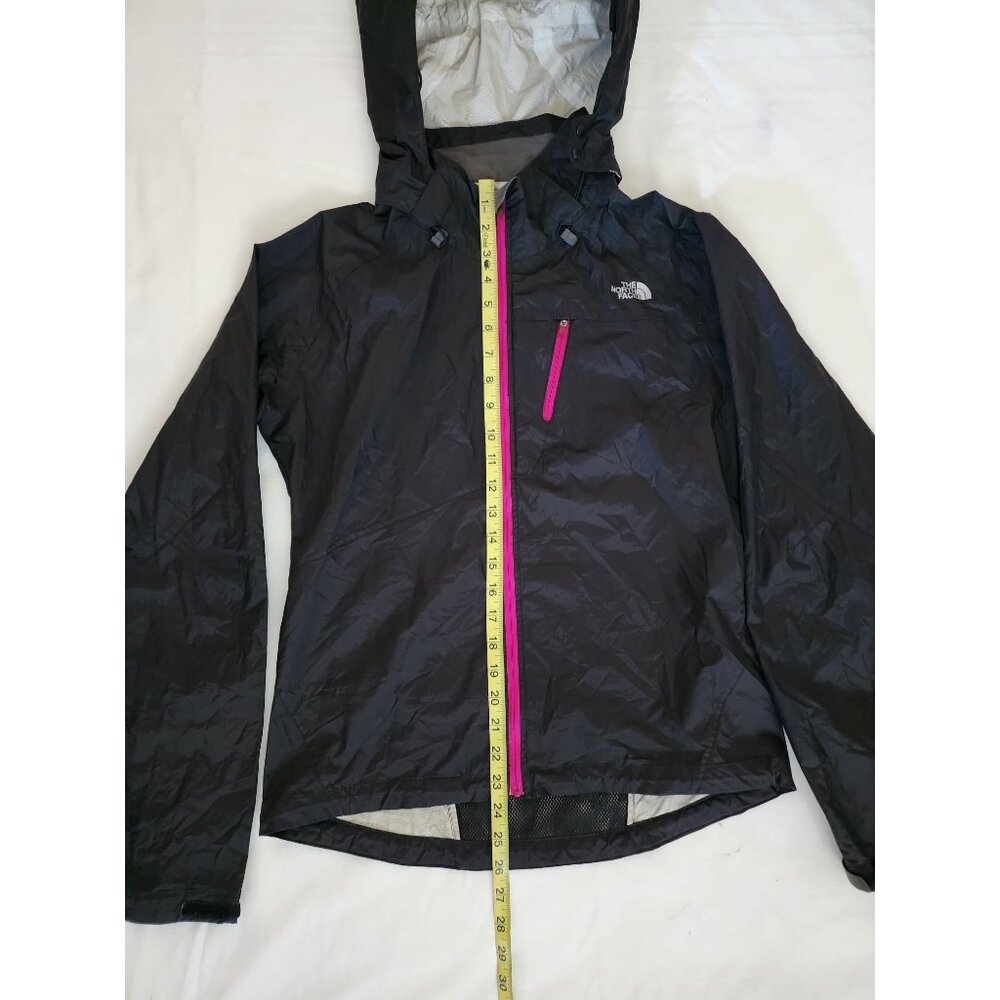 The North Face Women's Hooded Windbreaker Jacket Black/Pink Size S/P - Picture 12 of 12
